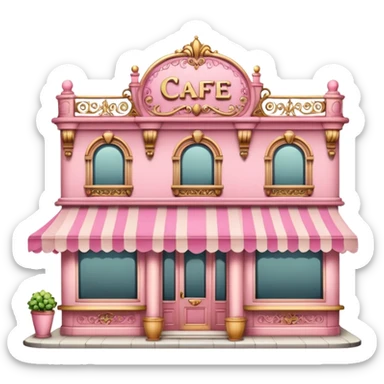 Café rosa  sticker