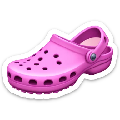 Crocs pink  sticker