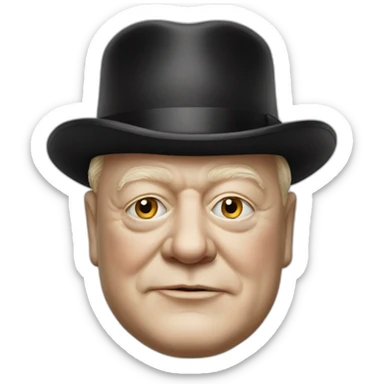 Winston Churchill sticker