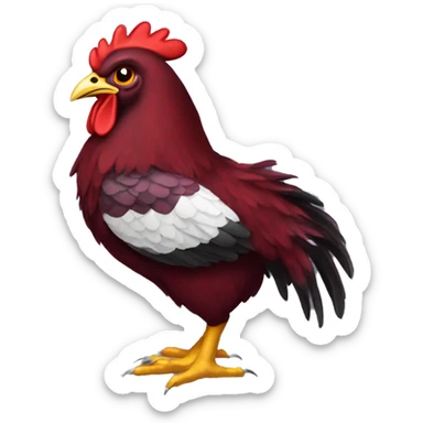 Garnet gamecock  sticker