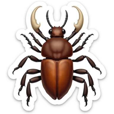 rhinoceros beetle sticker