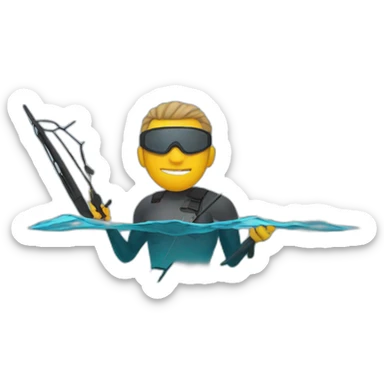 Spearfishing sticker
