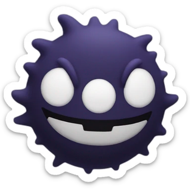 Gastly sticker
