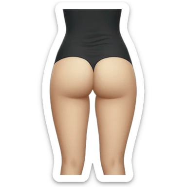 white woman butt sticker