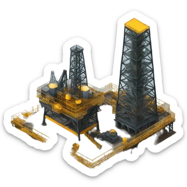 oil production rig twitter emoji sticker