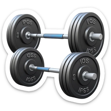 Barbell sticker