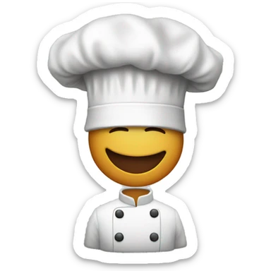 Cook's hat sticker