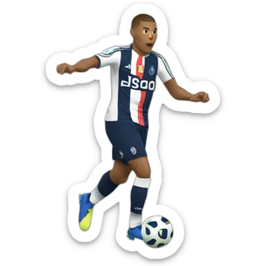 Mbappé joue de la flûte sticker