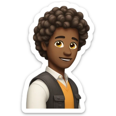 Very gay character sticker