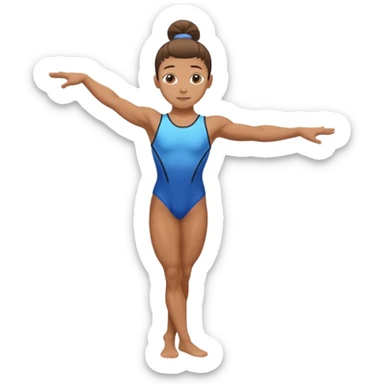 justaucorps gymnastique sticker