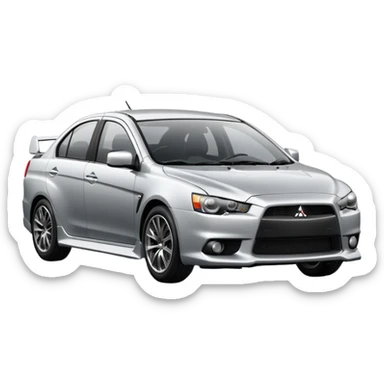 Mitsubishi lancer 10 sticker