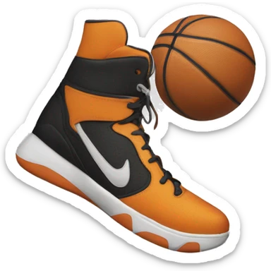 Basketball shoes sticker