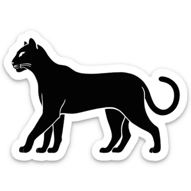 Puma brand logo as an emoji sticker