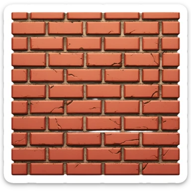 brick wall sticker