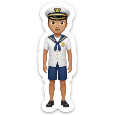 1618 marinero cuerpo entero, hombre de 40 años sticker