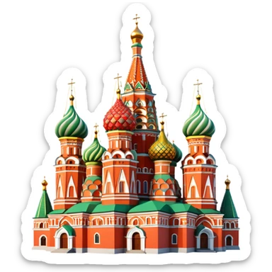 Little St. Basil's Cathedral sticker