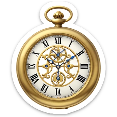 pocket watch sticker