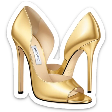 jimmy choo high heels sticker