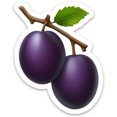 plum sticker