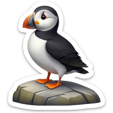 a cute puffin  sticker
