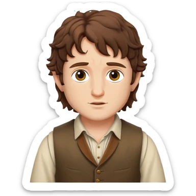 Frodo Baggins from The Lord of the Rings sticker