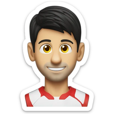 Novak Djokovic JB Hi Fi sticker