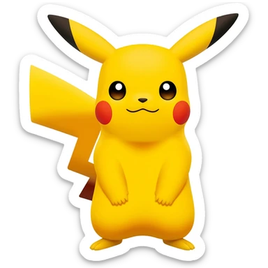 Pikachu sticker