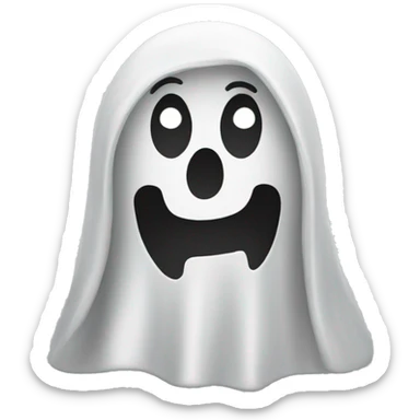 I need a customer support agent ghost sticker