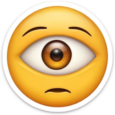 eye twitching emoji sticker