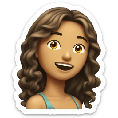 Me haces una chica durmiendo  sticker