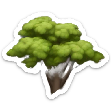 house made of bricks, with dark grey windows and roof with a tree  sticker