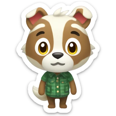 Animal crossing sticker