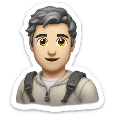 witler but replace w with h sticker