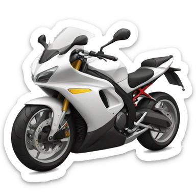 Motocicleta minimalista sticker