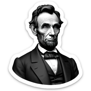 Abraham Lincoln￼ sticker
