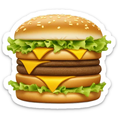 Big Mac McDonald’s one portion sticker