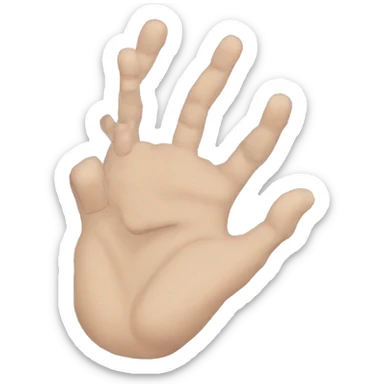 jujutsu kaisen hand sticker