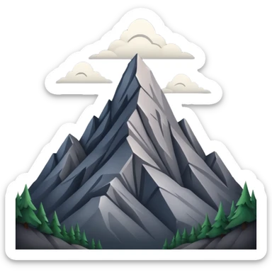 Dark Grey Mountain from Film Studios sticker