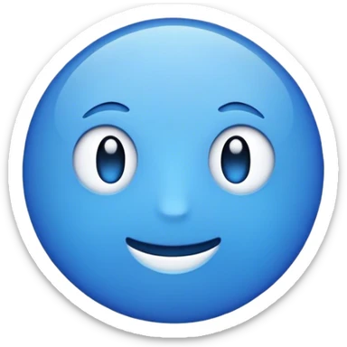 tick over a blue coloured circle sticker