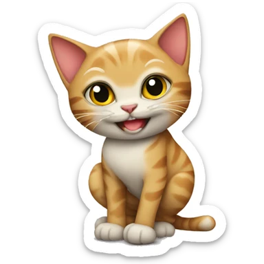tango cats sticker