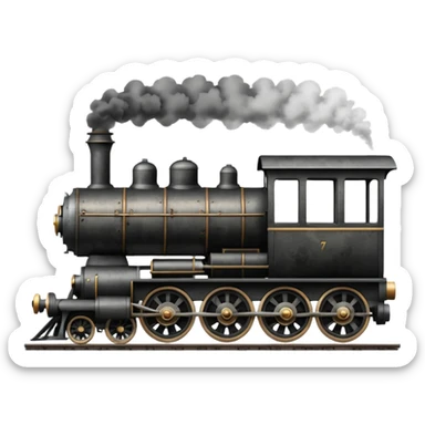 Steam Train sticker