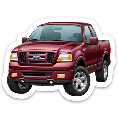 2004 F150 Burgundy sticker
