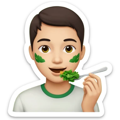 eating greens sticker