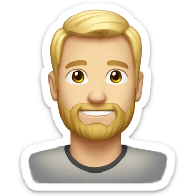 blonde dad tall body sticker