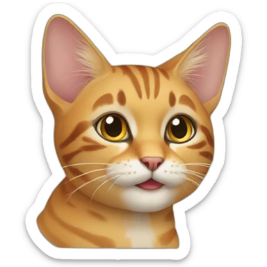 Nian cat sticker
