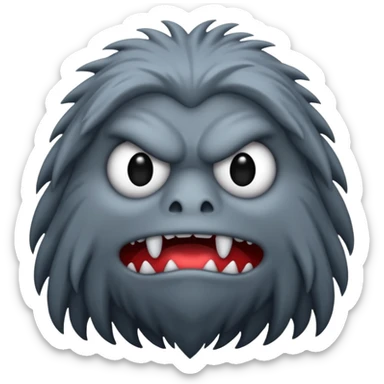 the groke from 90s moomin sticker