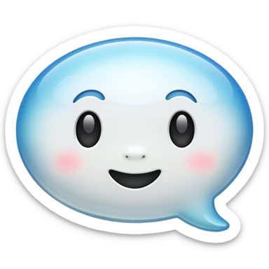 chat bubble sticker