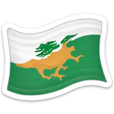 Cyprus flag sticker