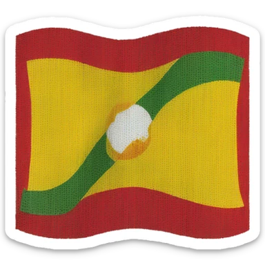Real Kurdish flag sticker