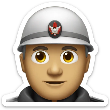 mussolini choqué sticker